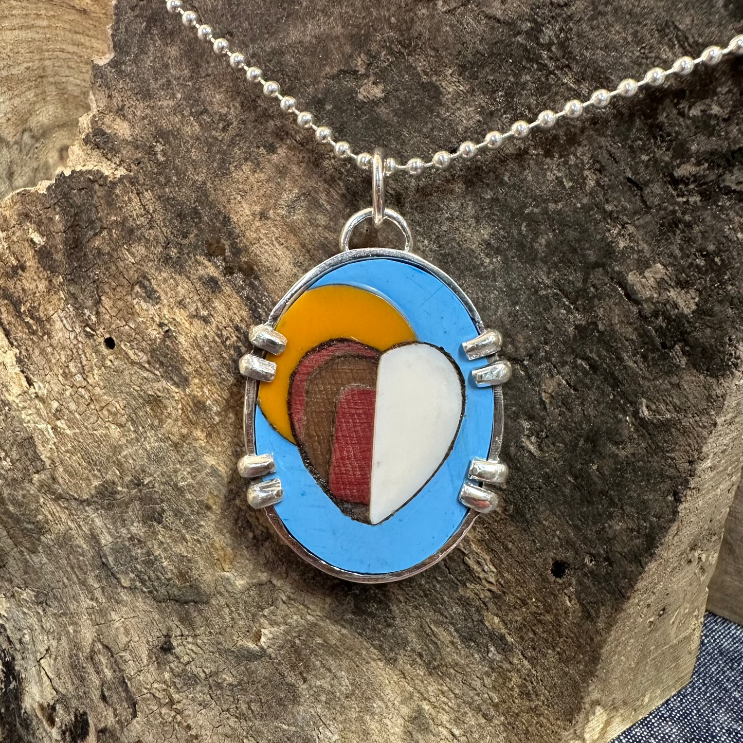 Strawberry Milk in the Sunshine pendant